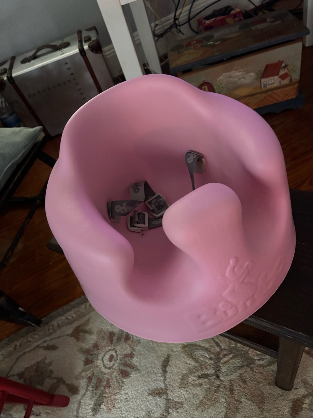 Infant Floor Seat - Pink Supportive Feeding and Play Seat